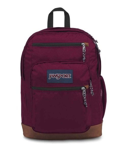 JanSport Cool Backpack, with 15-inch Laptop Sleeve - Large Computer Bag Rucksack with 2 Compartments, Ergonomic Straps, Russet Red