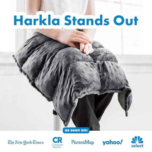 Harkla Weighted Lap Pad for Kids (Grey)