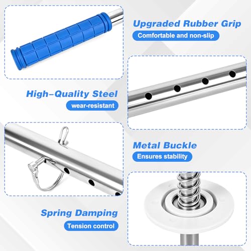 Heavy Duty 48" Stretch Film Dispenser Pole Holder for Pallet