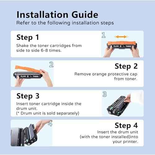 Compatible TN660 TN-660 Toner Cartridges Replacement for Brother TN 660 TN660 TN630 TN-630 Toner Use with HL-L2300D HL-L2305W HL-L2340DW MFC-L2740DW MFC-L2685DW DCP-L2540DW Printer(Black,4 Pack)