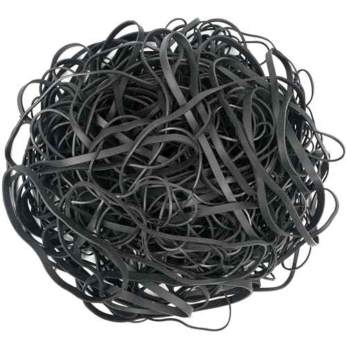 HAIDIBAO-Rubber Bands Assorted Sizes 0.5lbs large rubber bands heavy duty Elastic Bands 4 sizes black rubber band for Office supplies size#69,size#117B,size#8in,size(4-4/5" x 1/16")