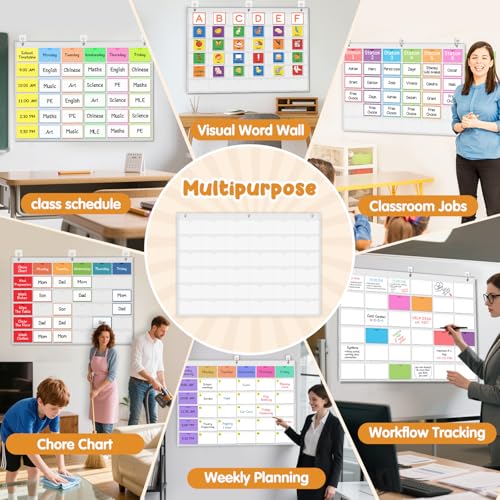 AKAYOK 3''x5'' Index Card Holder Sleeve - 36 Transparent Pockets Organizer for Office Classroom Home