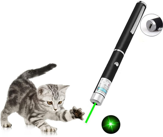 Skiennix Interactive Cat Toy - USB Rechargeable with Green Remote for Indoor Fun | 1 Pack