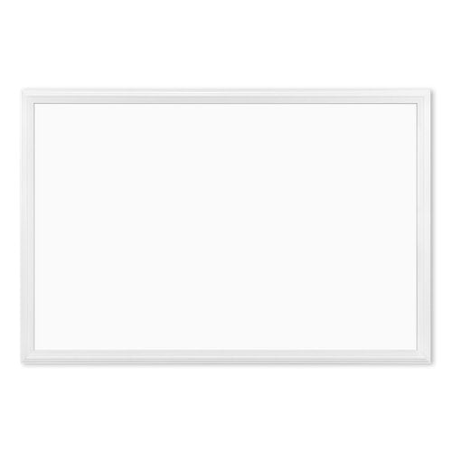 U Brands Cork Linen Bulletin Board, 20 x 30 Inches, White Wood Frame (2074U00-01) & Magnetic Dry Erase Board, 20 x 30 Inches, White Wood Frame (2071U00-01)