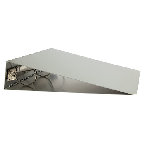 JAM PAPER Aluminium 2 inch Binders - Silver Aluminum 3 Ring Binder - Sold Individually
