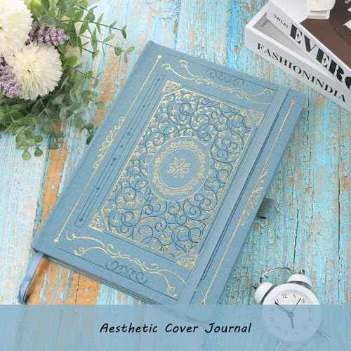 TIEFOSSI B5 Dotted Journal, Dot Grid Notebook for Women Men, Hardcover Notebooks for Planner Organization Journaling, 160 GSM Thick Paper, 150 Numbered Pages with Golden Edges
