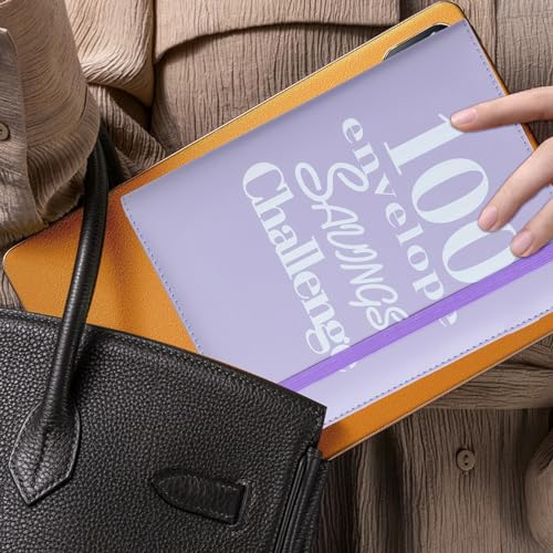 NICOOTH Purple Money Saving Binder with 100 Envelopes & Tracker - $5050 Challenge