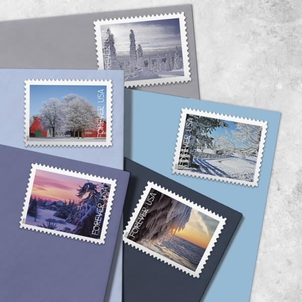 Winter Landscapes Booklet of 20 Forever Postage Stamps US Postal Service
