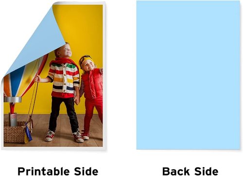 Printers Jack Sublimation Paper - 8.5 x 11 Inches, 100 Sheets, 120gsm for Epson & Sawgrass Printers | Ideal for T-Shirts & Mugs