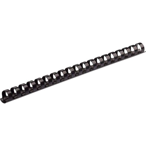 Fellowes 52089 Binding Presentation Covers, 8mil, Letter, 100 Pack, Clear & Plastic Binding Comb 3/8" Black, 100Pack