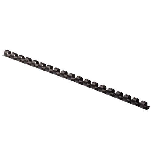 Fellowes Plastic Comb Bindings, 3/4" Diameter, 150 Sheet Capacity, Black (Pack of 100 Combs) | Fellowes Plastic Combs - Round Back, 1/4 Inch, 100 Pack, Black (52366)