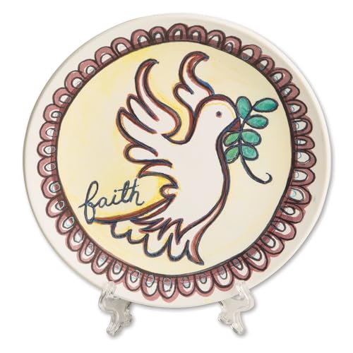 Color-Mea, Bisque Plate with Easel (Pack of 12)