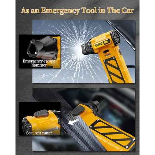 Compressed Air Duster,Infinitely Variable Speed£¬130000RPM Electric Jet Dry Blower with Safety Hammer,Cordless Rechargeable Air Duster for Cleaning PCs/Keyboards/Car Washing (Yellow)