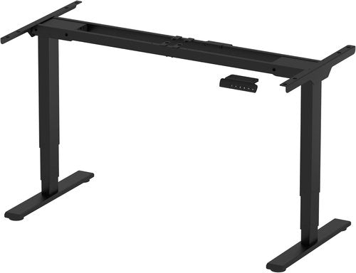 FLEXISPOT E6 Electric Height Adjustable Standing Desk Frame - Dual Motor, Black Finish