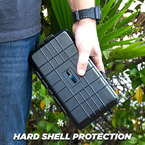 CASEMATIX Hard Case Compatible With Square Handheld Credit Card Machine Point of Sale Card Reader, Waterproof Impact Resistant Travel Case For Portable POS Reader