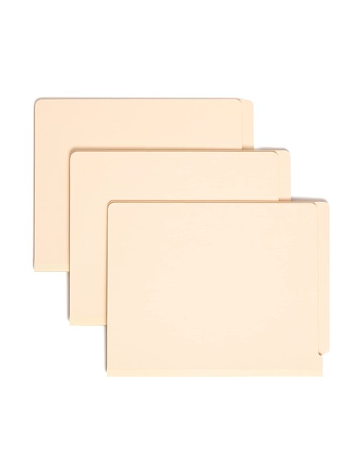 Smead End Tab Classification File Folder, 1 Divider, 2" Expansion, Letter Size, Manila, 10 per Box (26825)