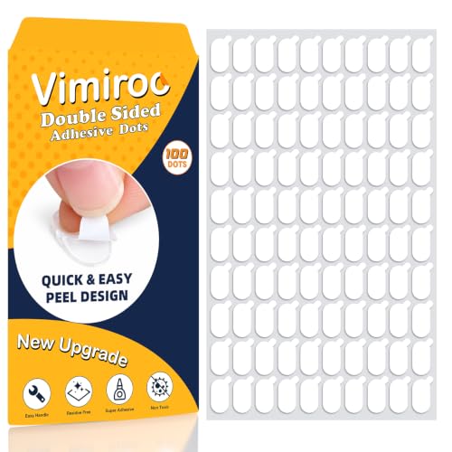 100Pcs Double Sided Tape Dots - Removable Nano Adhesive Glue for Posters & Lightweight Decor (Variation: THIS listing 100)