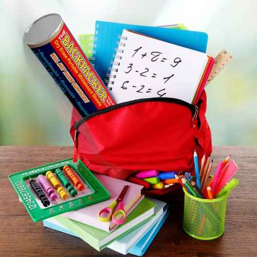 New Format-Backpacker Cling-rite Rolls Clingers Dry Erase Portable Whiteboard - 50" Roll, 12" You can Trim to Any Length. Reusable for School Office Decor, Kids Art & Craft Projects - American Made