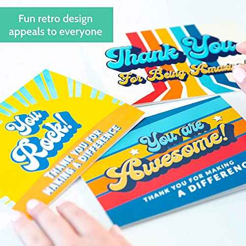 T MARIE 96 Appreciation Cards with Envelopes - Team Gifts, Teacher Gifts Bulk, Volunteer and Employee Appreciation, Gratitude and Encouragement Notecards - Boxed Set of Thank You Cards