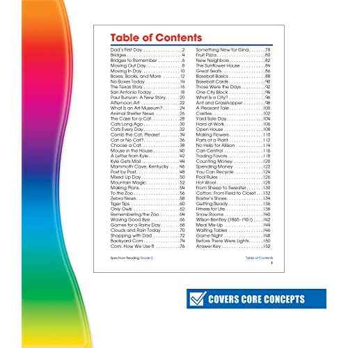 Spectrum Reading Comprehension 2nd Grade Workbook, Nonfiction and Fiction Passages, Main Idea, Story Structure, and More, Classroom or Homeschool Curriculum