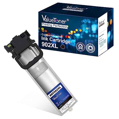 Valuetoner Remanufactured Ink Pack Replacement for Epson 902XL 902 XL T902XL120 Used in Workforce C5210 C5290 C5710 C5790 Printer (1 Black)