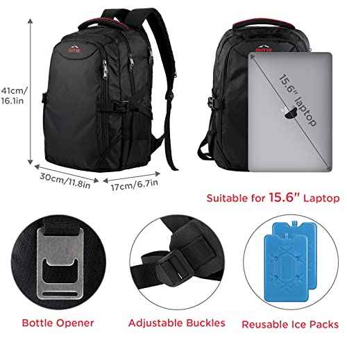 OUTXE Cooler Backpack 22L Insulated Cooler Bag for 15.6" Laptop Lunch Backpack for Work Daily Backpacks