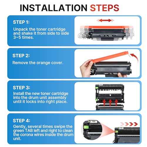 TN830XL TN830 -Compatible for Brother TN830XL Toner TN-830XL TN830 TN-830 Toner to use with Brother HL-L2460DW DCP-L2640DW HL-L2480DW HL-L2400D HL-L2405W MFC-L2820DWXL MFC-L2820DW Printer (2 Black)