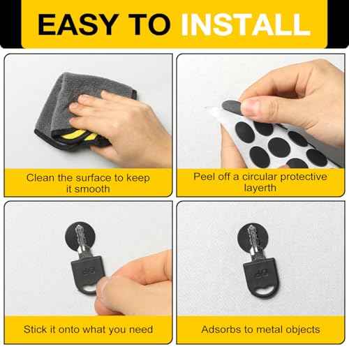 DIYMAG Magnets with Adhesive Backing, 300Pcs 0.8 x 0.04inch Round Small Magnetic Dots Stickers for Classroom Crafts Strong Magnetic Tape Sheets Easy Peel and Stick for Whiteboard Fridge
