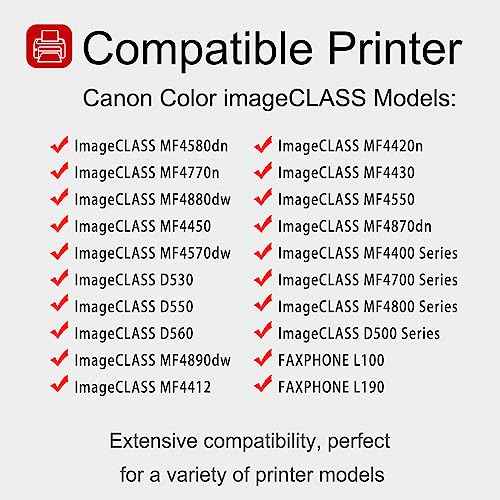 1 Pack 128 3500B001 Black Toner Cartridge: Compatible CRG 128 3500B001 Replacement for Canon ImageCLASS MF4580dn MF4880dw D530 MF4870dn MF4400 Series D500 Series FAXPHONE L100 Printer