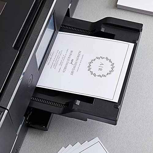 Reskid White Cardstock Thick Paper - Blank Heavy Weight 125 lb Cover Card Stock - 50 Pack (8.5x11)