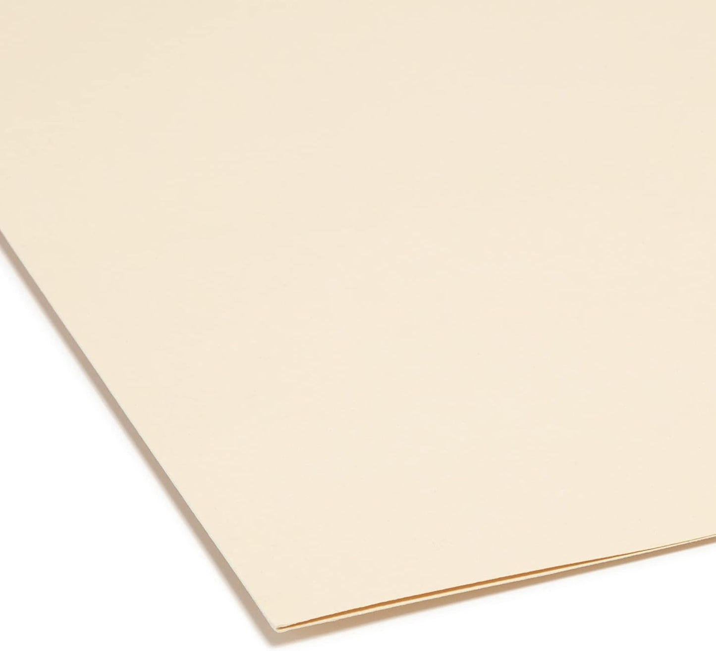 Smead 100% Recycled File Folders - 1/3-Cut Tab, Letter Size, Manila - 100 Count Box