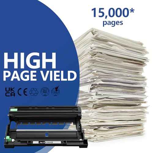 Compatible DR830 Drum Unit Compatible Replacement for Brother DR830 DR 830 use with DCP-L2640DW HL-L2460DW HL-L2480DW HL-L2405W MFC-L2820DW MFC-L2807DW HL-L2400D HL-L2865DW Printer (Drum only)
