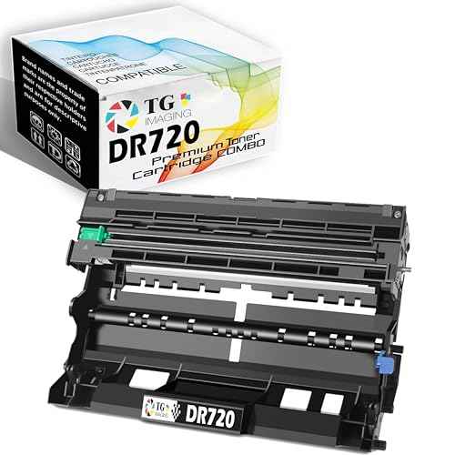 TG Imaging Compatible DR-720 Drum Unit Replacement for Brother DR720 Imaging Unit for TN750 TN-750 Toner DCP-8150DN HL-5470DW HL-6180DW MFC-8510DN MFC-8810DW HL-5440D Printer (1Pack, DR720 Drum)