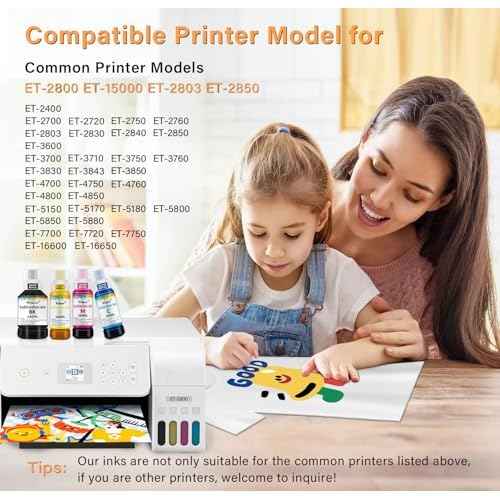 Sublimation Ink 440ML Autofill Bottles Refill for ET-2800 ET2400 ET-15000 ET-2803 ET-2850 ET2720 ET2760 ET2750 ET4800 etc.High-Yield Inkjet Printers Heat Press Transfer on Mugs
