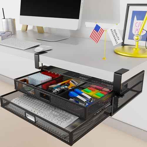 Desk Organizer Accessories Under Storage Drawer Organizers And Office Organization Shelf Drawers For Supply Keyboard Tray Slide Out Supplies Table Clamp On Attachment Side Cabinet Hanging Work