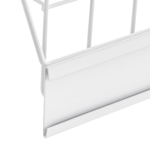 GAMIGIME Wire Magazine Rack, Magazine Rack Floor with 6 Open Tiers, Literature Display Rack, Tabletop Display Stand (White)