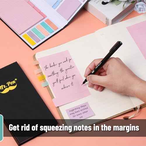 Mr. Pen- Sticky Notes Set, 410 Pack, Pastel Macaron Divider Sticky Notes, Planner Sticky Note Dividers Tabs
