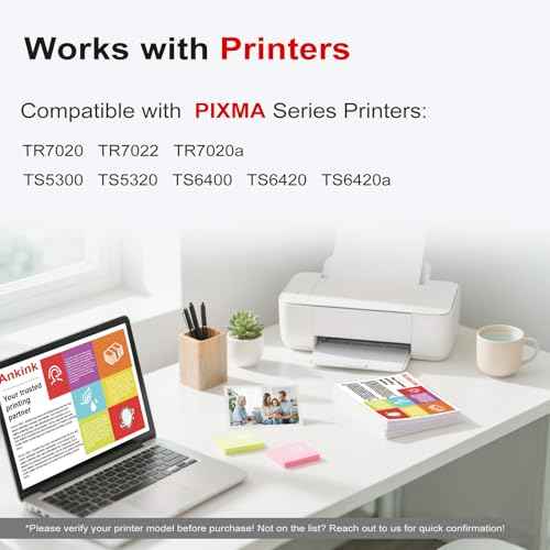 Ankink Compatible Ink Cartridge Replacement for Canon 261XL CL261 261 XL CL-261 Color Cartridges for Cannon TR7020 TR7020a TR7022 TS6420 TS6400 TS5300 TS5320 TS6420a(Tricolor, 2-Pack)