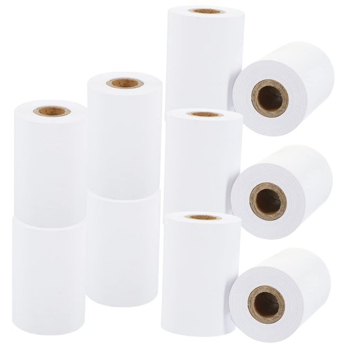 KALLORY 10Rolls Multipurpose Thermal Paper for Cash Registers Printing for Retail and Office Use Core