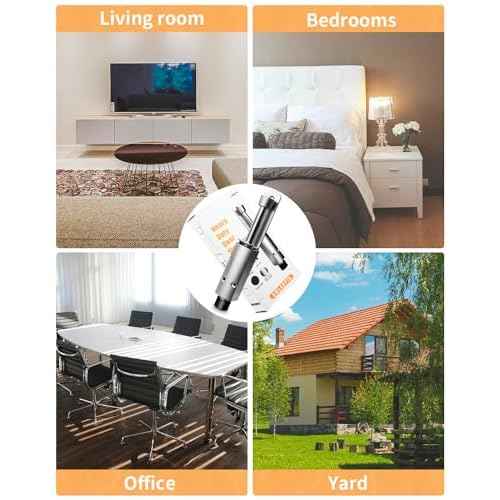Door Stop - Heavy Duty Spring Loaded Step Down Push On Door Holder/Stopper - Foot Operated Door Holder for Outdoor and Commercial Use (2, Silver)