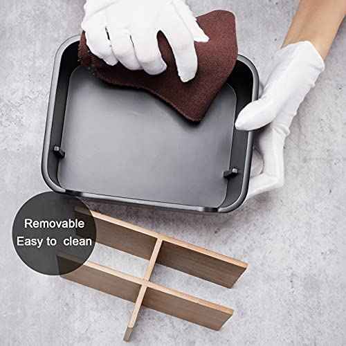 Stylish Desk Organizers and Remote Control Holders in Black, Pen Phone Holder Organizer, Multi-Purpose Caddy Storage Accessories for Office Desktop Coffee Table Bedside Nightstand