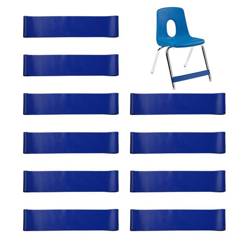 10 Pack Chair Bands Kids' Stretchy Fidget Toys Bounce Kick Stretch Feet School Supply for ADHD ADD SPD Autism Improves Focus Eases Sensory Needs Back-to-School Essential