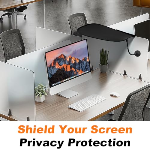 Adjustable Office Cubicle and Desk Shade ? Flexible Desk Light Blocker for Privacy, Glare Reduction, and Comfort ? Essential Office Accessories