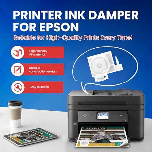 4PCS Printer Ink Damper Replacement Compatible with Epson L1800 R1390 L805 L1300 T50 R2000 R2400 ? DTF Printer Ink Dampers Fit for Epson Ink Tank Systems