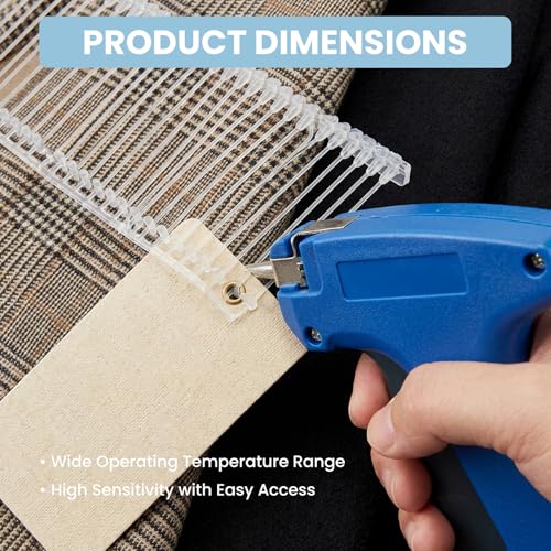 1 Inch Tag Gun Fasteners, 5000 pcs - Lakkeoi, Jam-Free Plastic Tag Attachments