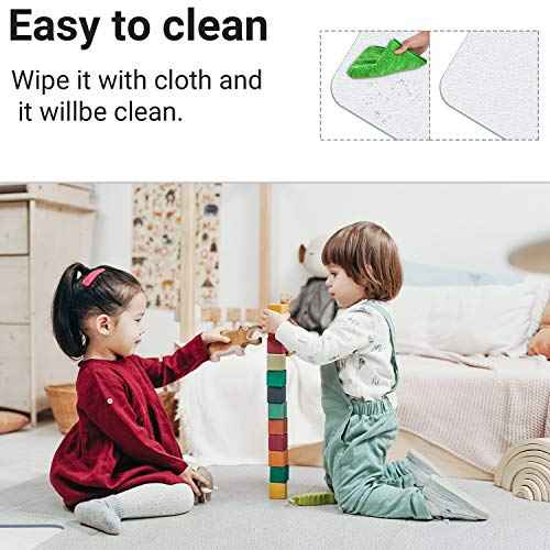 Office Chair Mat for Hardwood Floor & Tile, Floor Protector,Round Floor Mats, Desk Chair Mat, Office Chair Mat for Office & Home Gaming Floors - 45" EVA Material, Non-Slip, Without Curling