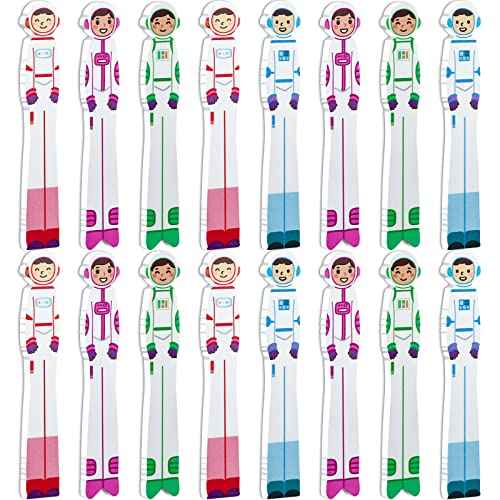 Junkin 32 Pcs Writing Tools Spacers for Writing Handwriting Spacer Tool Classroom Management Tools for Students to Learn Proper Word Spacing (Spaceman)