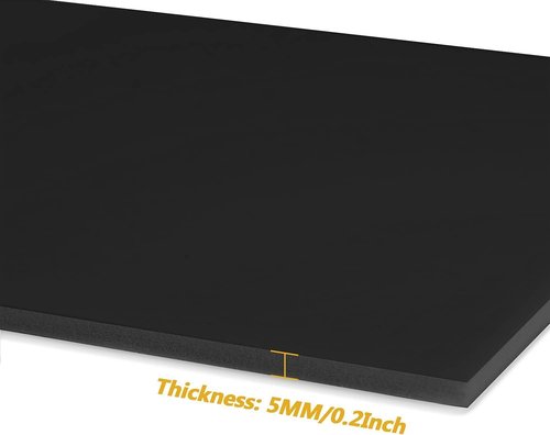 Black Foam Boards 30 Pack - 8x10 Inch, 3/16 Inch Thick Polystyrene Sheets for Art Projects