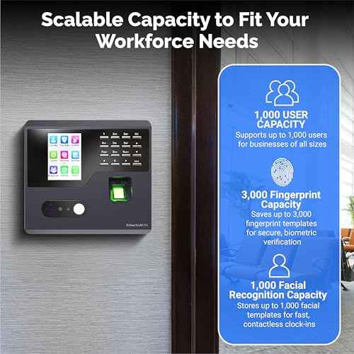Time Clock for Small Business | No Monthly Fees Clock in Machine for Employees | T150 Time Card Machine | Time Clock Punch Machine | Timeclocks Small Business | Easy Employee Reporting!