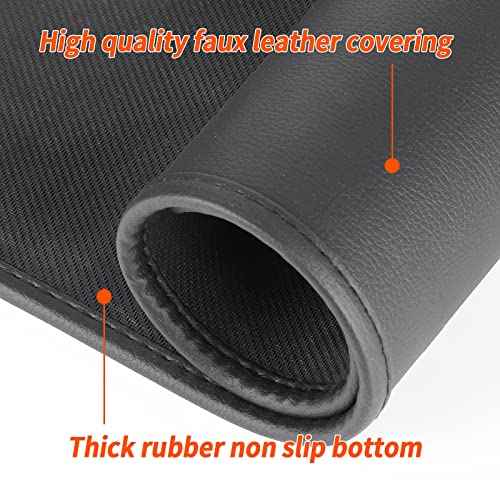 Mymyth Heated Desk Pad, Warm Mouse Pad, Foot Warmer - 8 Speeds Heated Control with Digital Display - 31.5¡®¡¯¡¿17.5¡± Extended Edition Gaming Mouse Mat - Auto Shutoff